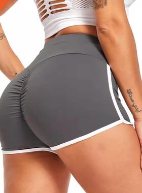 S-5XL plus-size women's butt lifting yoga pants short summer