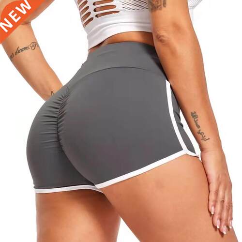 S-5XL plus-size women's butt lifting yoga pants short summer