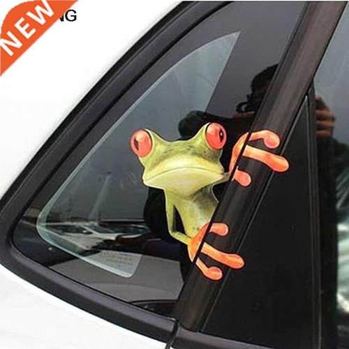 New Arrival 3D Frogs Funny Car Stickers car styling vinyl de