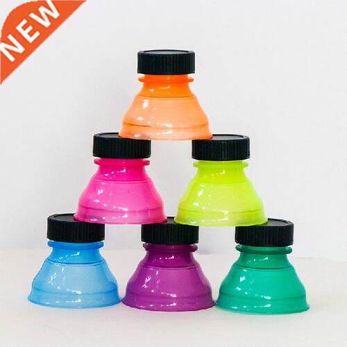 6pcs Bottle Top Cover Soda Saver Pop Beer Beverage Can Top