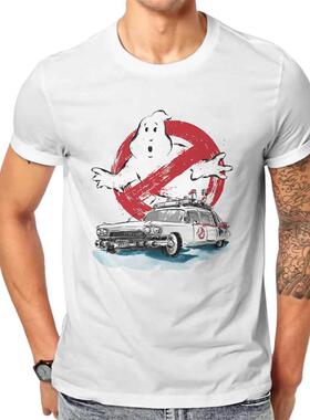 Ecto Sumi-e TShirt For Male Ghostbusters 1984 Film Clothing