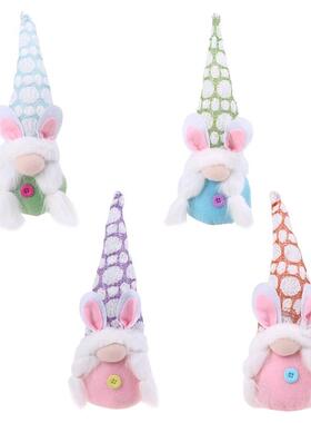 Easter Bunny Gnoe Rabbit Plush Toys Doll Ornaents Spring K
