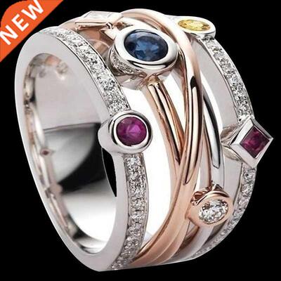 Exquisite 925 erling Silver Lady Cross Two Color 18K Rose