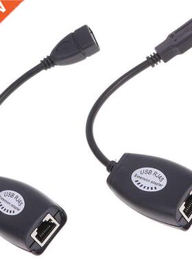 USB UTP Extender Adapter Over Single RJ45 Ethernet CAT5E 6 C