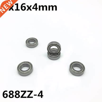 50Pcs 688ZZ-4 8x16x4 mm Deep groove ball bearing Miniature b