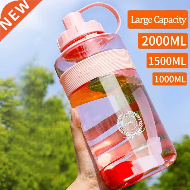 2 liter fitness sports bottle plastic large capacity water b