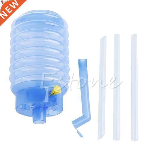 Mnul Wter Bottle Jug Hnd Press Pump for Cmping Drinking
