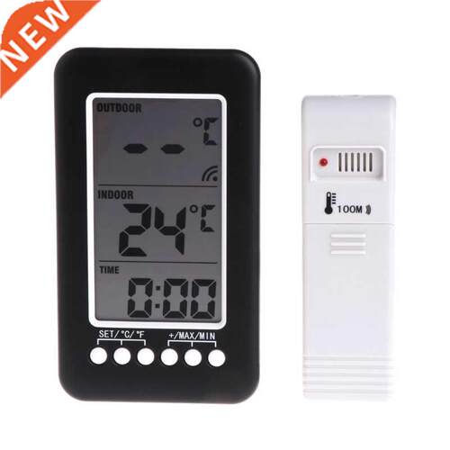 In/Thermometer Weather Station Clock Hygrometer L15