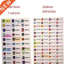 Boy Custom Name Sticker Cute  Robot Waterproof Person