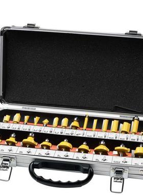 24PCS Milling Cutter Router Bit Set Wood Cutter Cbide Shan