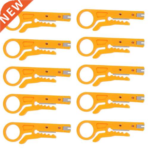 10Pcs Wire Stripper Multi Purpose Mini Cable Crimping Stripp