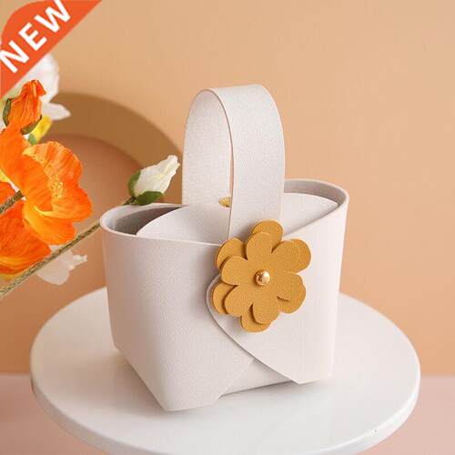 Creative Colorful Leather Portable Gift Bag Wedding Gifts Fo