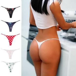 T-shaped Panties Sexy Women Clothes Lingerie for Female Ligh
