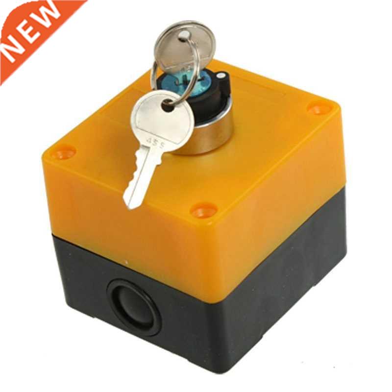 AC 400V 10A 2 Positions NO Contact Keylock Rotary Switch wit
