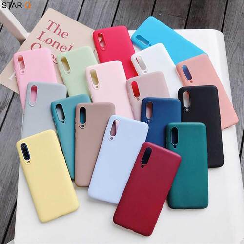 Candy Color Matte Silicone Phone Case For Samsung Galaxy A50