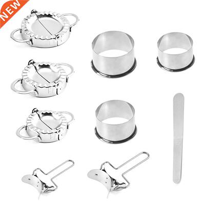 Dumpling Mold Mould Stainless Steel Dough Presser Maker Cutt