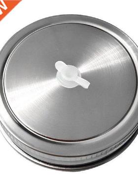 Mason Jar Lids Sealing Silicone Rings Leak Proof With Straw