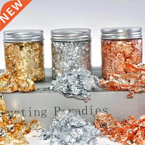 3g Foil Paper  Shiny Gold Leaf Flake Luxury Resin Art Dec