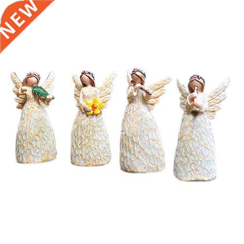 4Pcs Flower Firy ngel Grden Decortion Ornment ngel Fig