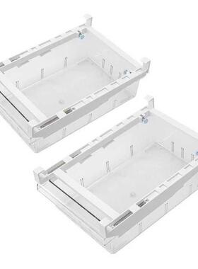 2PCS Pull Out Drawer Design Refrigerator Organizer Bins Frid