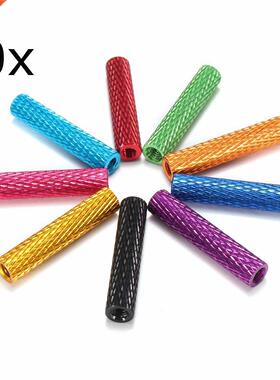 SULEVE New 10Pcs/Set M3AS5 M3 25mm Aluminum Alloy Knurled