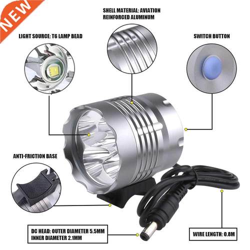 6000LM Cree XML T6 5 LED MTB Mountain Bicycle Bike Front