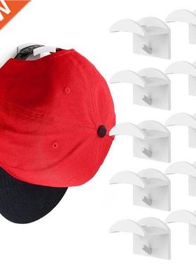 16pcs Hat Hook Home Storage Self Adhesve Baseball Caps