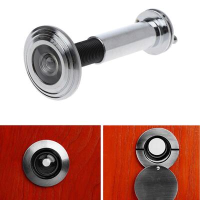 220 Degree Wide Door Viewer Privacy Cover Adjustable Securit