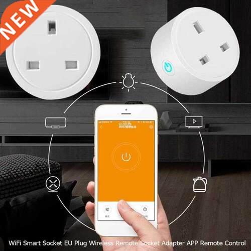 Wifi Smart Socket Tuya EU/US Plug Wireless Remote Adapter Ph