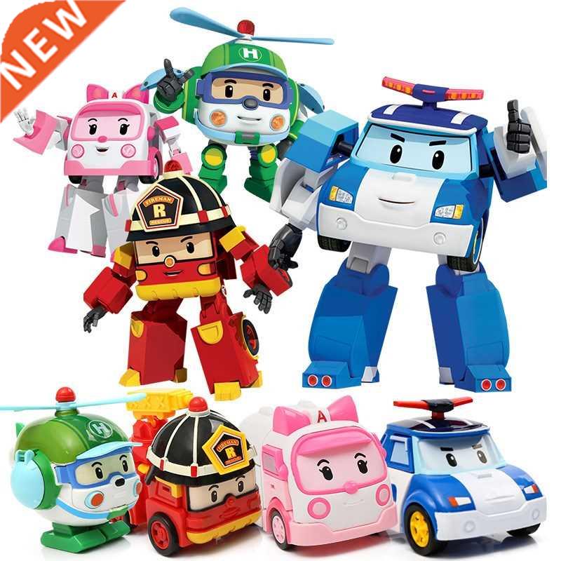 Silverlit Robocar Korea Anime Figure Robot Kids Cartoon Toy