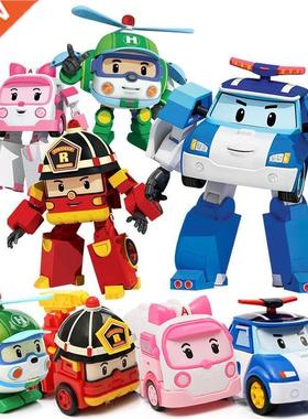 Silverlit Robocar Korea Anime Figure Robot Kids Cartoon Toy