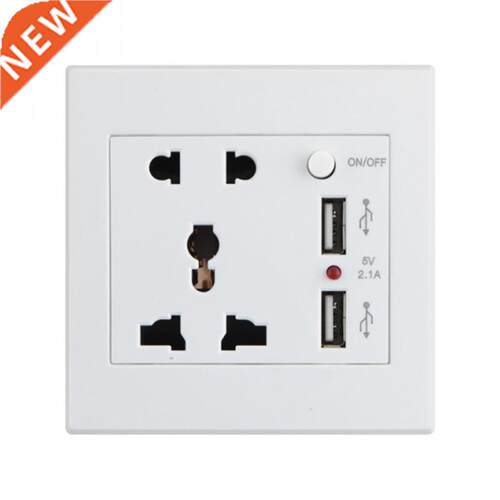 Multi-function USB Wall Switch Socket Five-hole Switch Contr