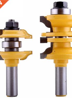 2Pcs 12mm Shank Entry Interior Door Ogee Router Bit Matche