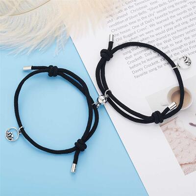 Mountain Sea Promise Attract Magnetic Bracelet Bangle Braide