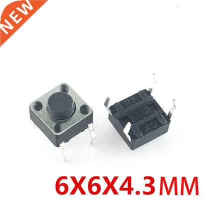 50pcs/lot 6x6x4.MM 4PIN G89 Tactile Tact Push Button Micro