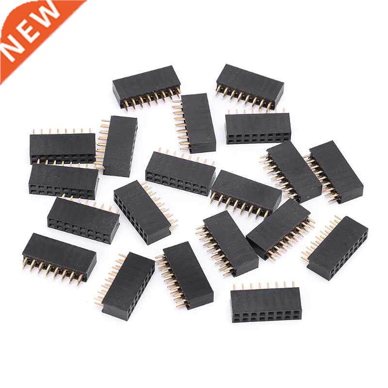 double row female straight header pitch socket 8pin platoon