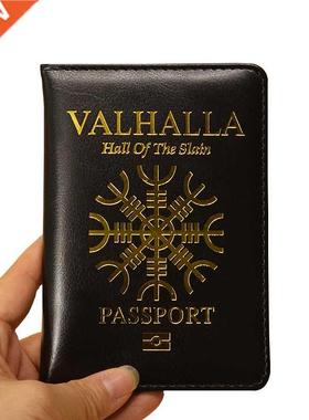 Valhalla Passport Cover Mythological Story Travel Wallet Cov