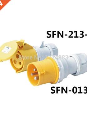 16A 3 pole connector Indurial malefemale plugs SFN-013-4/
