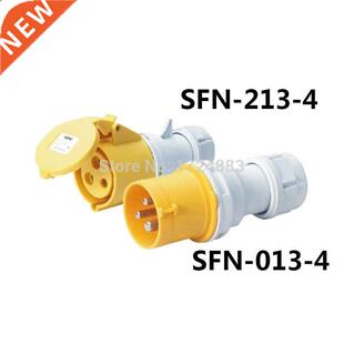 16A 3 pole connector Indurial malefemale plugs SFN-013-4/