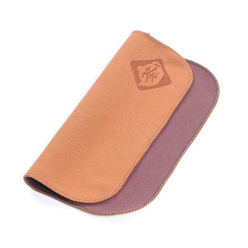 1pc Super Absorbent Tea Napkin Thicken Tea Cloth Practical C