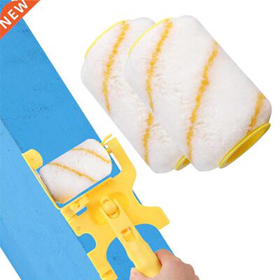 2 Pieces Multi-function Portable Clean-Cut Paint Roller Brus