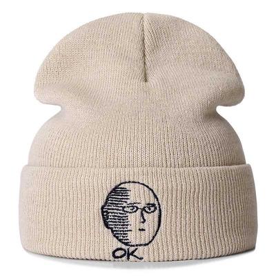ONE PUNCH-MAN Anime Cotton Casual Beanies for Men Women Knit
