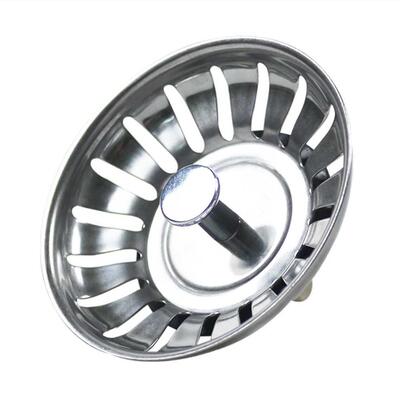 Stanless Steel Ktchen Snk Straner Stopper Waste Plug Sn