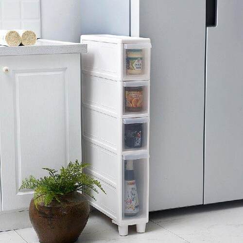 Mobile Storage Shelf Interspace Gap Shelf Kitchen Storage