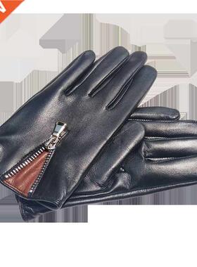 Men's Italian Leather Gloves Unlined Touchscreen Luxury Leat