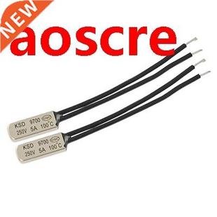 2pcs KSD9700 NC Bimetl Thermostt Temperture Switch 100 De