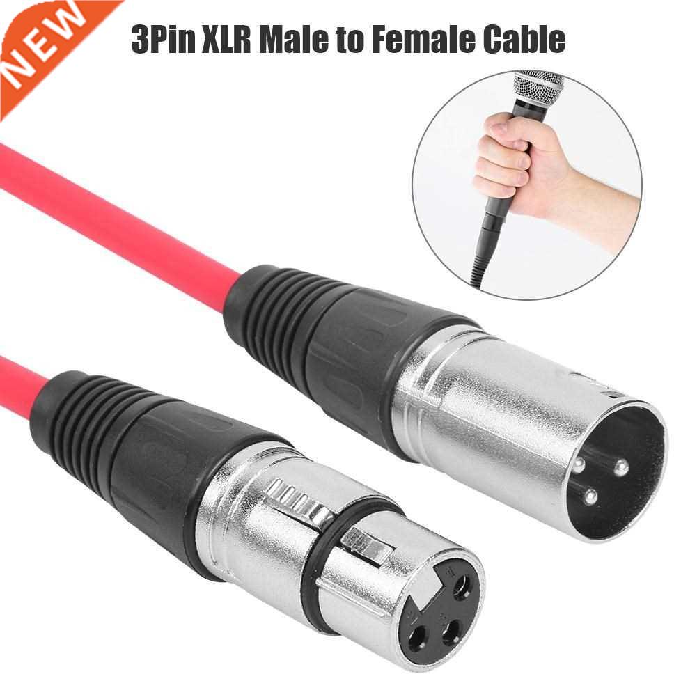 3m XLR 3Pin Male to Female Shield Audio Cable for Microphon