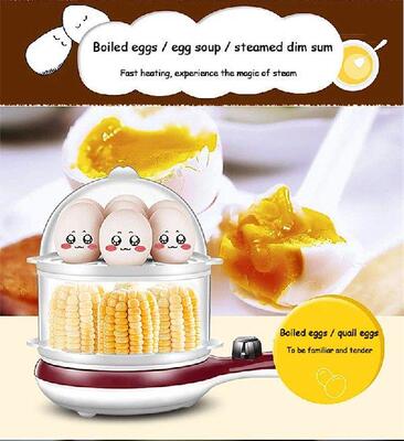 Mn Electrc Boler Egg Cooker Rapd Automatc Maker