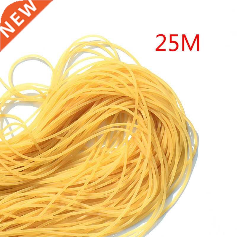 25m Solid Elastic Rubber Fishing Rope Diameter 2mm Tied Rein