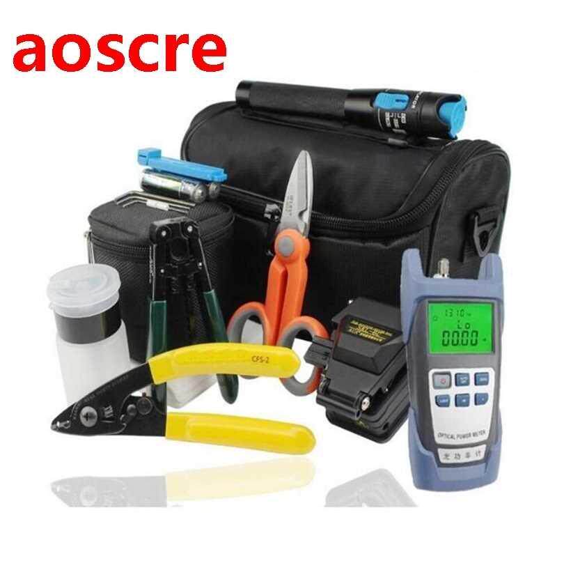 18 in 1 FTTH fiber optic tool kit with SKL-6C Optical Fiber